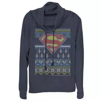 Рождественский свитшот с воротником-хомутом и логотипом DC Comics Superman для юниоров Licensed Character