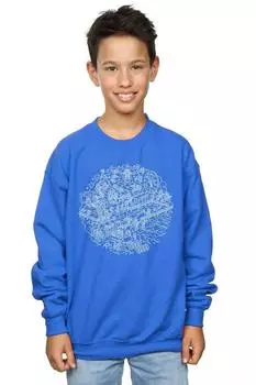 Рождественский свитшот со звездой смерти Star Wars, синий