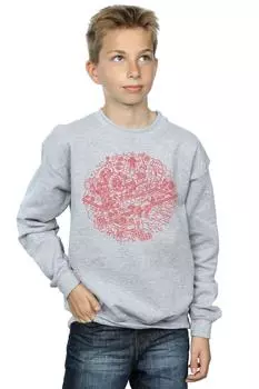 Рождественский свитшот со звездой смерти Star Wars, серый