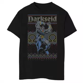Рождественский уродливый свитер DC Comics Darkseid для мальчиков 8–20 лет, футболка с графическим рисунком Licensed Character