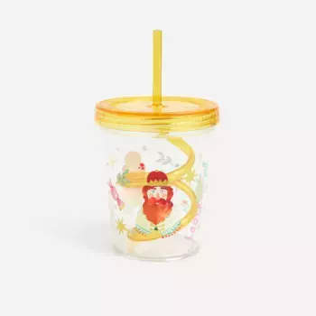 Рождественское акриловое стакан Gaspar El Corte Ingls, желтый