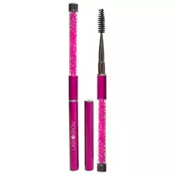 РОЗОВАЯ кисть для ресниц и бровей Lash Brow