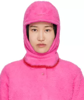 Розовая балаклава 'La Cagoule Casquette' Jacquemus