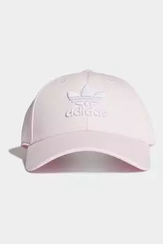 Розовая бейсболка с трилистником Adidas Originals, розовый