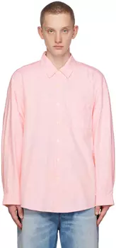 Розовая бесшовная рубашка R13
