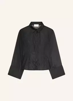 Розовая блузка-рубашка Neo Noir, черный