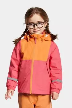 Розовая детская куртка-штурмовик Didriksons, розовый