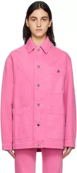 Розовая джинсовая куртка 'La Veste De-Nîmes Yelo' Jacquemus