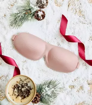 Розовая формованная маска для глаз New Look, светло-коричневый