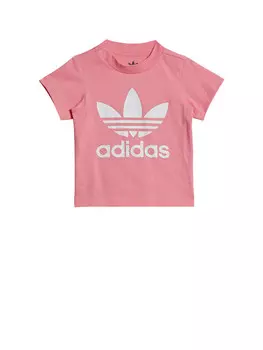 Розовая футболка для девочек Adidas