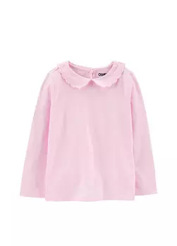 Розовая футболка для маленькой девочки Oshkosh