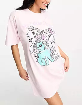 Розовая футболка для сна ASOS DESIGN My Little Pony