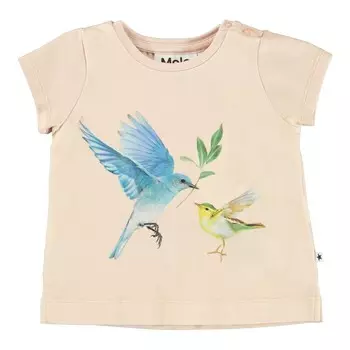 Розовая футболка Elly Molo, розовый