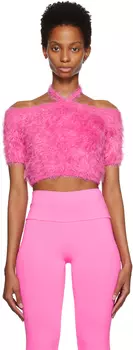 Розовая футболка Maglia MSGM