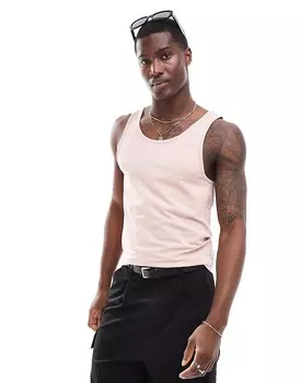 Розовая футболка облегающего фигуру ASOS DESIGN 3