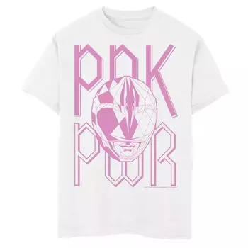 Розовая футболка Power Rangers Power Rangers для мальчиков 8–20 лет. Розовая футболка с рисунком Power Ranger Licensed Character