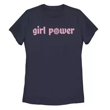 Розовая футболка с цветочным принтом для юниоров "Girl Power" Licensed Character