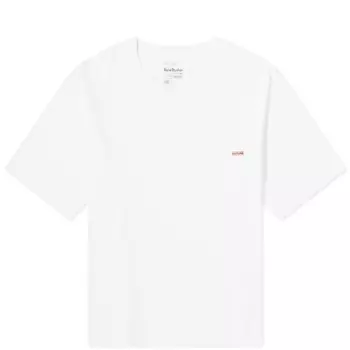 Розовая футболка с карманом Acne Studios Edie Label