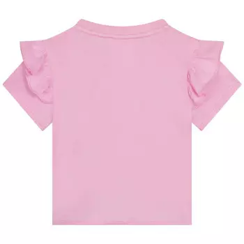 Розовая футболка с логотипом Givenchy, розовый