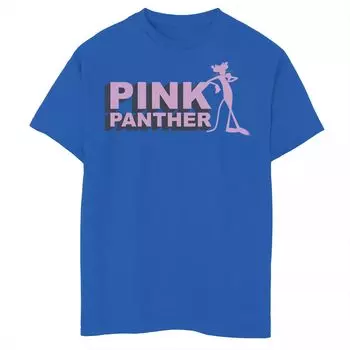 Розовая футболка с силуэтом The Pink Panther для мальчиков 8–20 лет Licensed Character