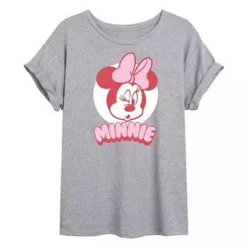 Розовая футболка с струящимся рисунком Минни для детей Disney's Minnie Mouse Junior Licensed Character