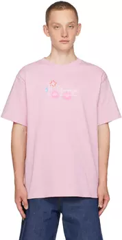 Розовая футболка сэмпай в десять центов Dime