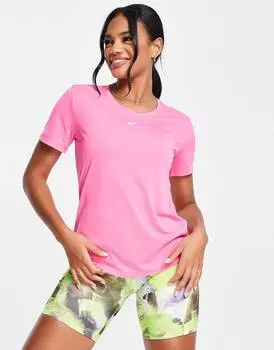 Розовая футболка стандартного кроя Nike Training Dri-FIT