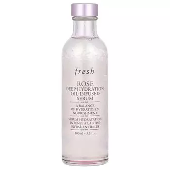 Розовая, глубоко увлажняющая сыворотка с маслом, 3,3 жидких унции (100 мл) Fresh