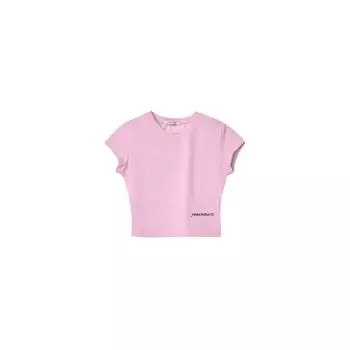 Розовая хлопковая футболка HINNOMINATE, розовый
