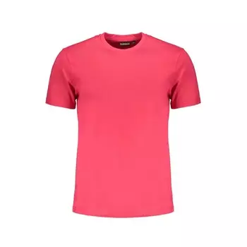 Розовая хлопковая футболка Napapijri