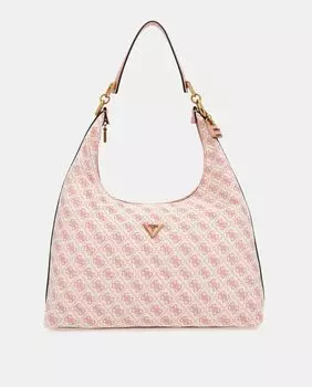 Розовая хобо с логотипом Shemara Guess, розовый