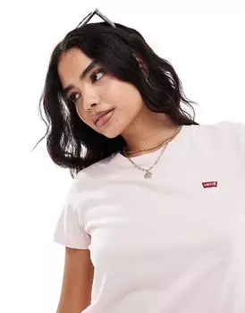 Розовая идеальная маленькая футболка с логотипом Levi's