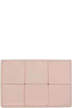 Розовая кассета для кредитных карт Bottega Veneta