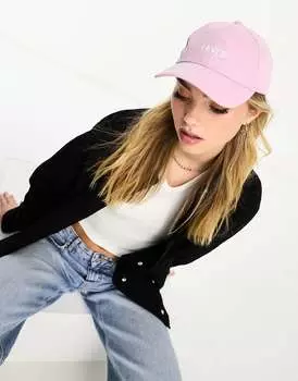 Розовая кепка Levi's с логотипом