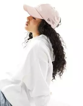 Розовая кепка с открытой спиной New Era