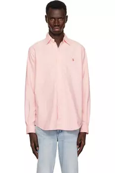 Розовая классическая рубашка «The Iconic Oxford» Polo Ralph Lauren