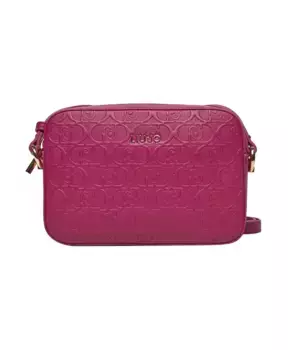 Розовая кожаная сумка через плечо Liu Jo, розовый