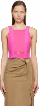 Розовая майка Le Papier 'Le Haut Neve' Jacquemus