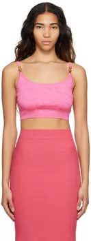 Розовая майка Medusa 'La Greca' Versace