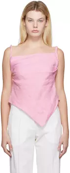 Розовая майка Stina Nanushka