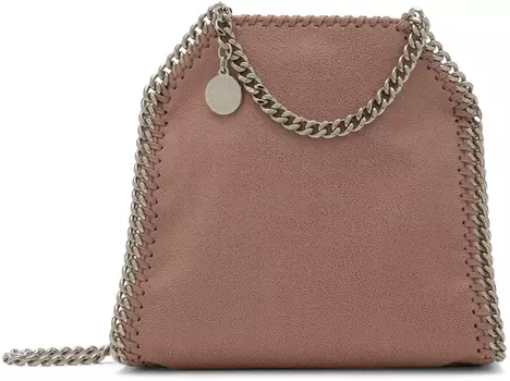 Розовая маленькая сумка Falabella Stella Mccartney