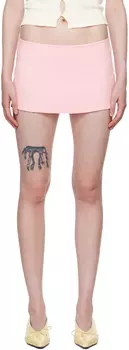 Розовая микро мини-юбка GUIZIO