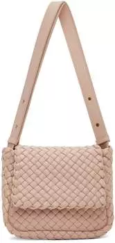 Розовая мини-сумка из булыжника Bottega Veneta