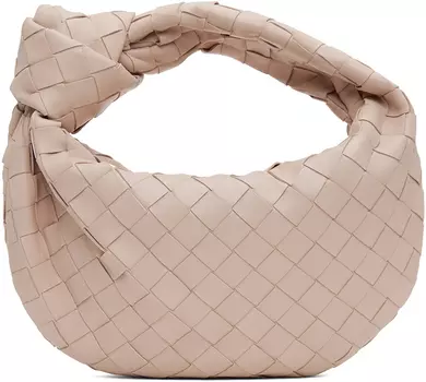 Розовая мини-сумка Jodie Bottega Veneta, цвет Lotus/Gold