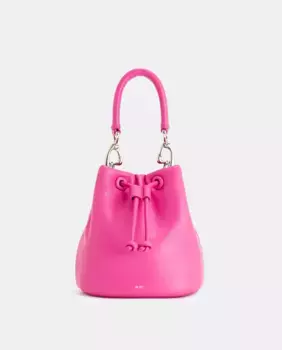 Розовая мини-сумка-ведро Yulia на лямках JW PEI, розовый