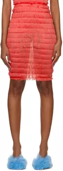 Розовая мини-юбка со сборками Constana Entrudo
