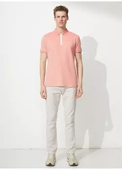 Розовая мужская футболка-поло Beymen Business