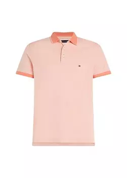 Розовая мужская футболка-поло Tommy Hilfiger