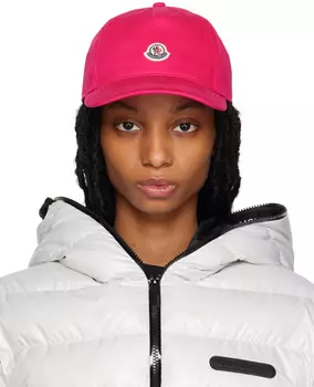 Розовая нашивка Moncler