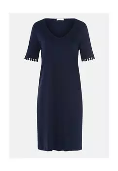Розовая ночная рубашка HANRO, цвет Deep Navy Damen